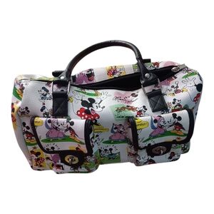 Disney Multicolor Minnie Mouse Satchel Bag